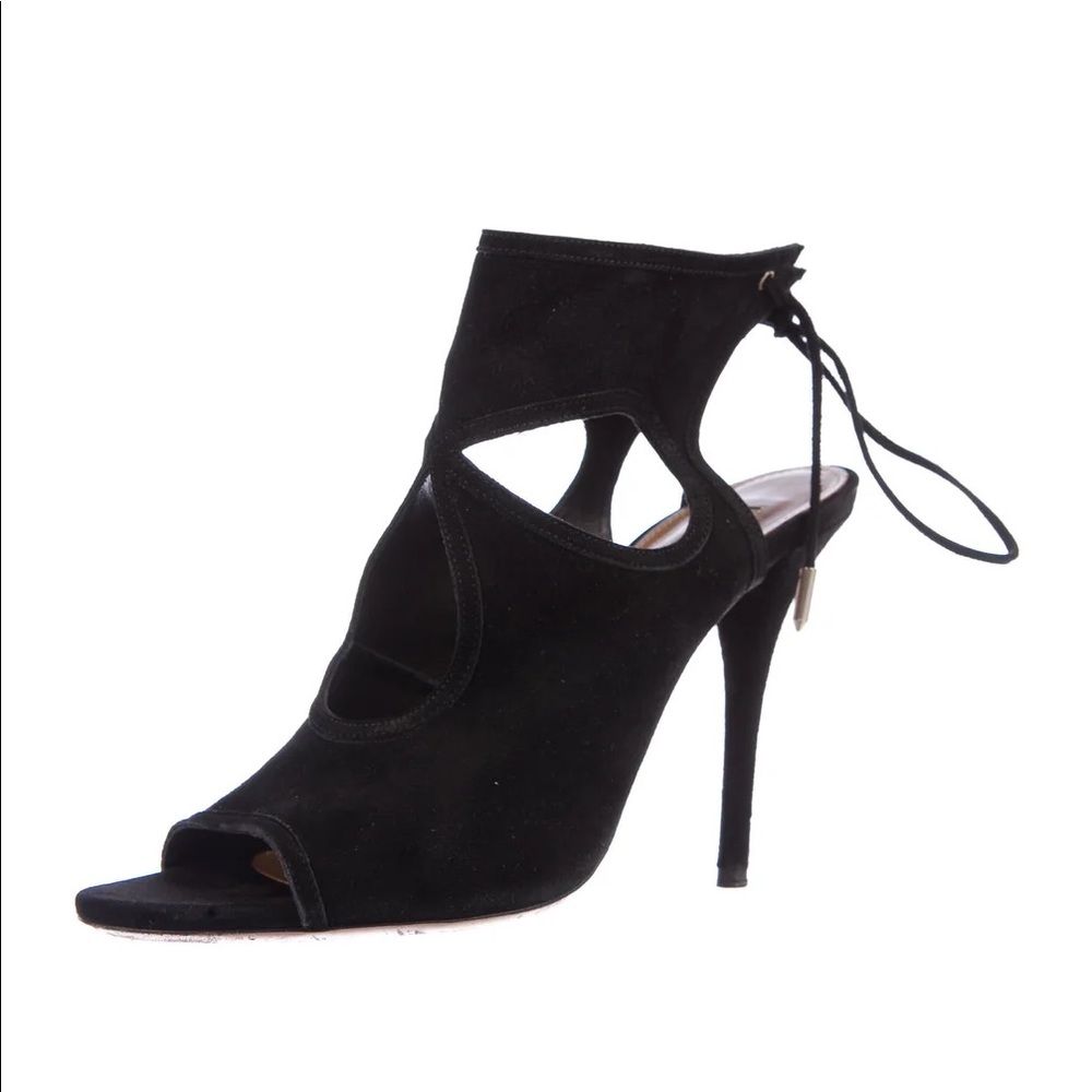 AQUAZZURA Sexy Thing 105 Suede Pumps